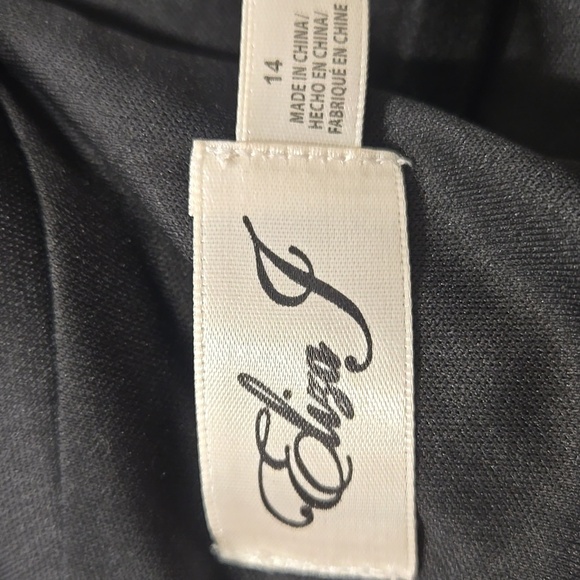 Eliza J-Sequin Feather Sheath Dress-Size 14 - Picture 11 of 17